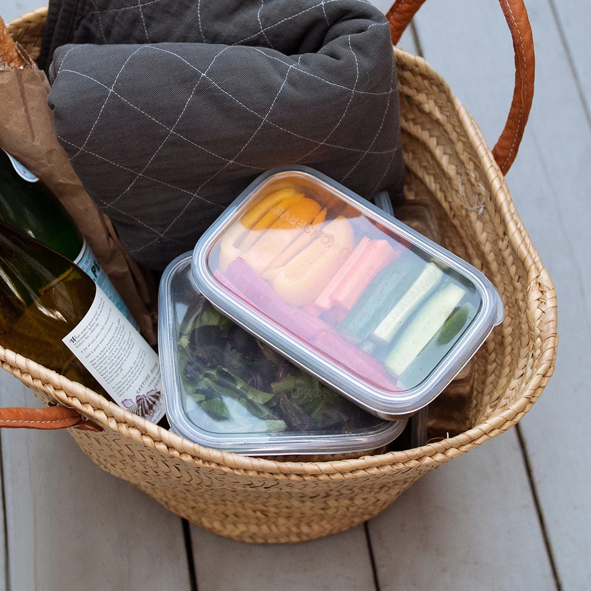 Rectangle Container 25oz