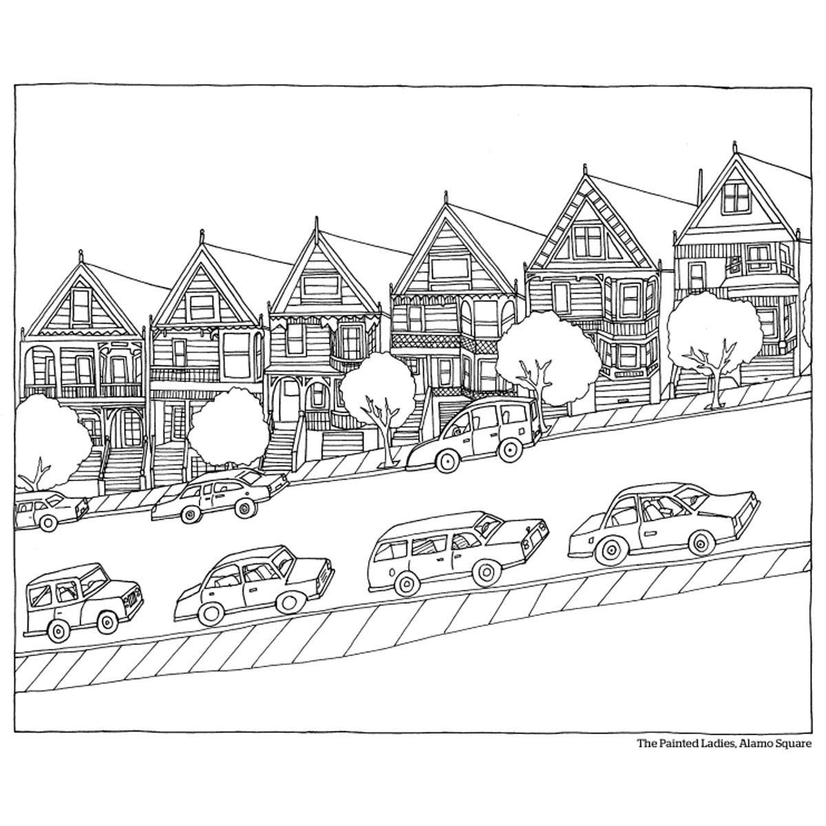 Color this Book: San Francisco