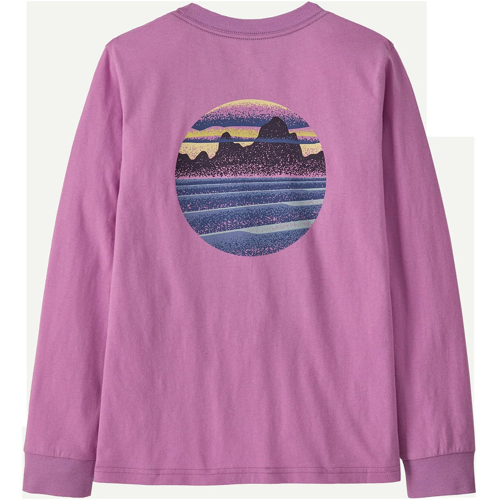 Youth Long Sleeve Skyline Stencil T-Shirt