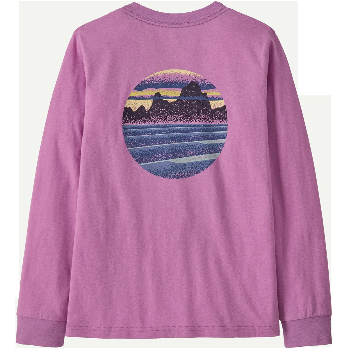 Youth Long Sleeve Skyline Stencil T-Shirt