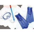 Youth Aqua Quest Mask Snorkel Fin Set