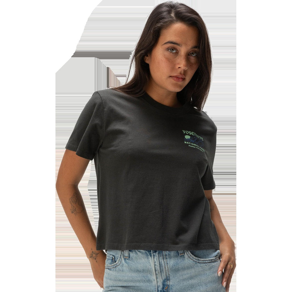Women's Yosemite Puff Print Short Sleeve Boxy Tee