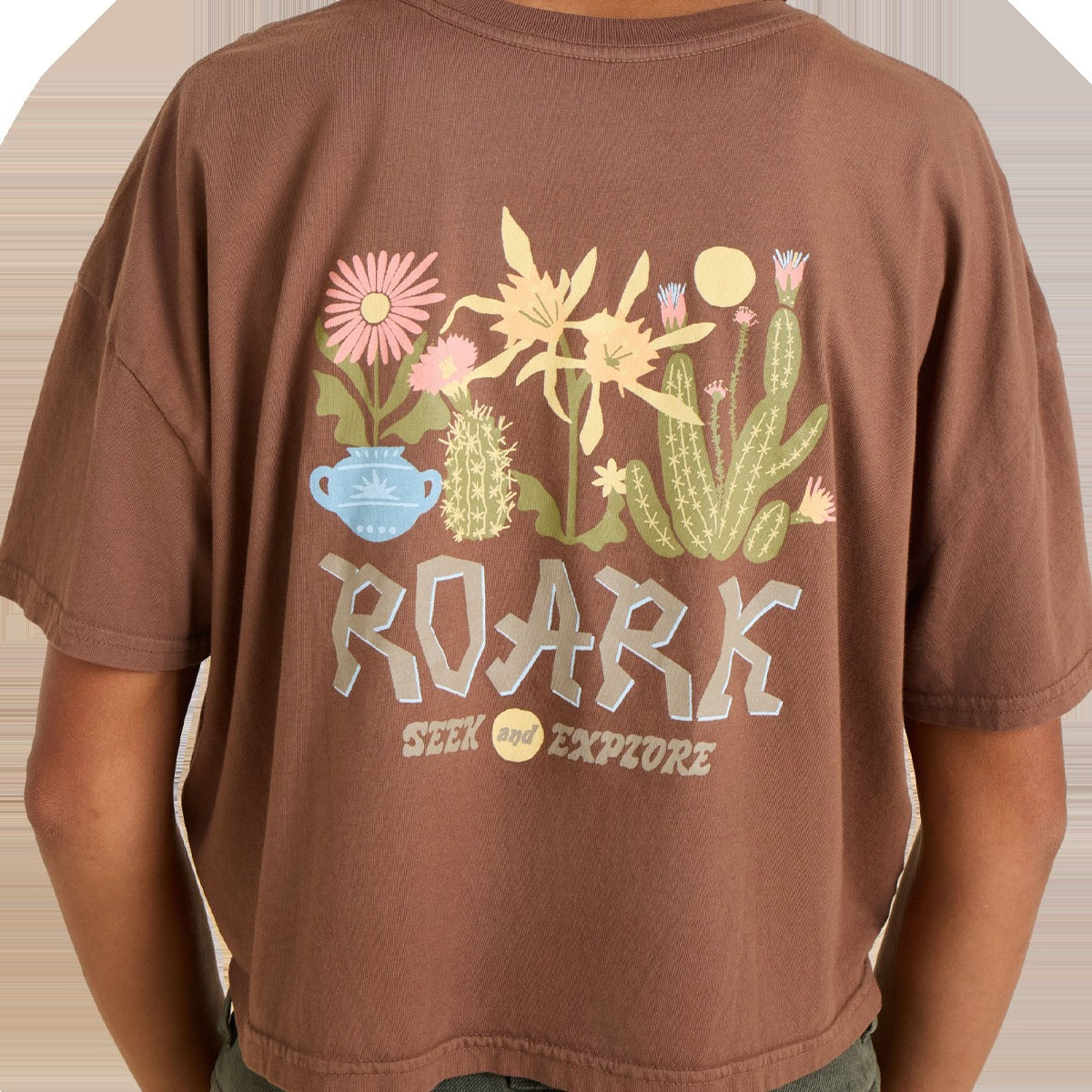 Women's Garden Seek Boxy Crop