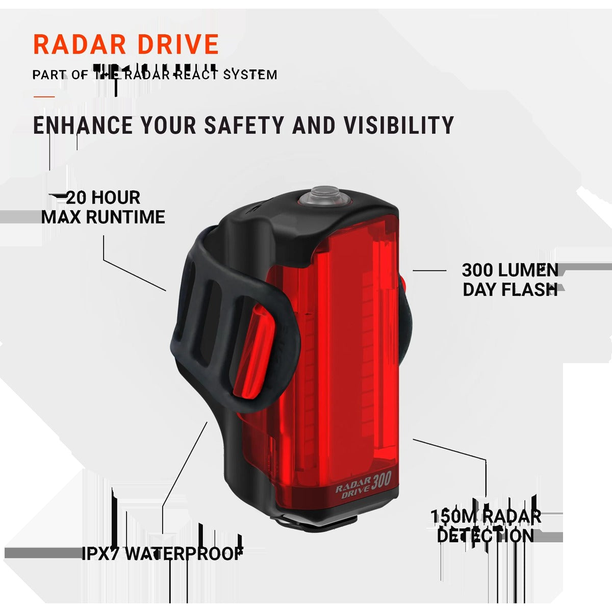 Radar Drive Rear - Black