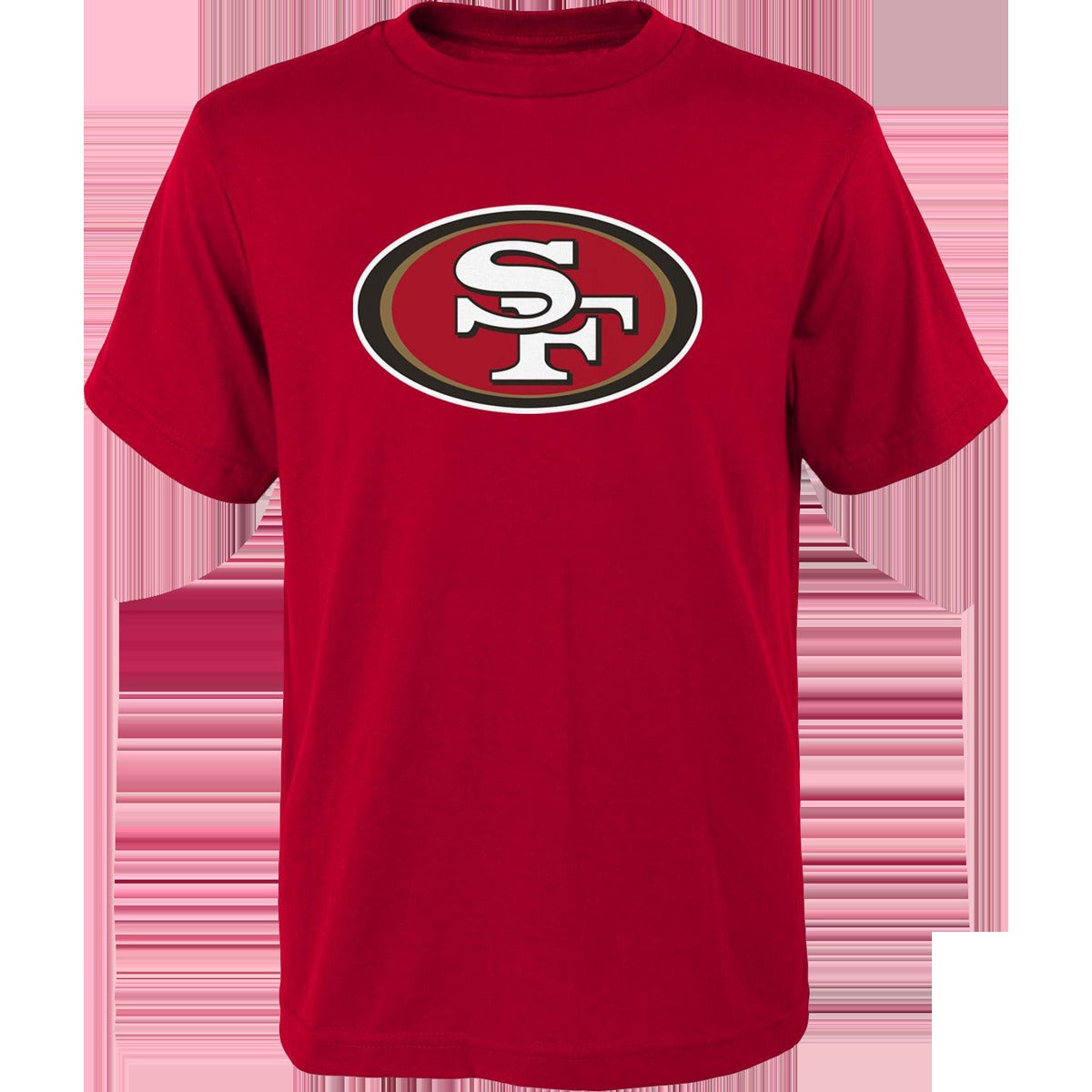 Youth 49ers Primary Logo Short Sleeve Cotton Tee