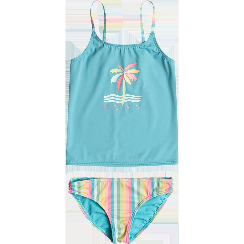 Youth Rainbow Stripe Tankini Set