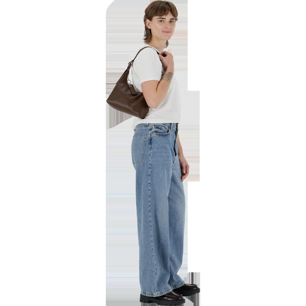 Mini Recycled Leather Shoulder Bag