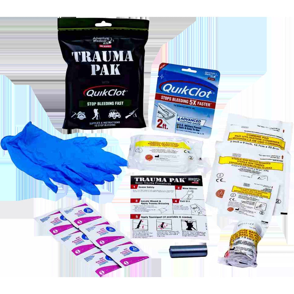 Trauma Pak First Aid Kit with QuikClot