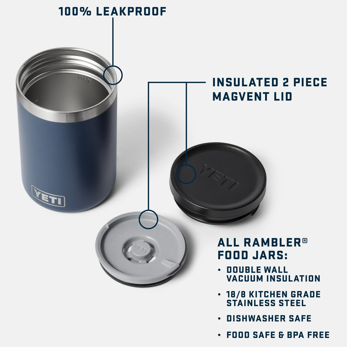 Rambler 16 oz Food Jar