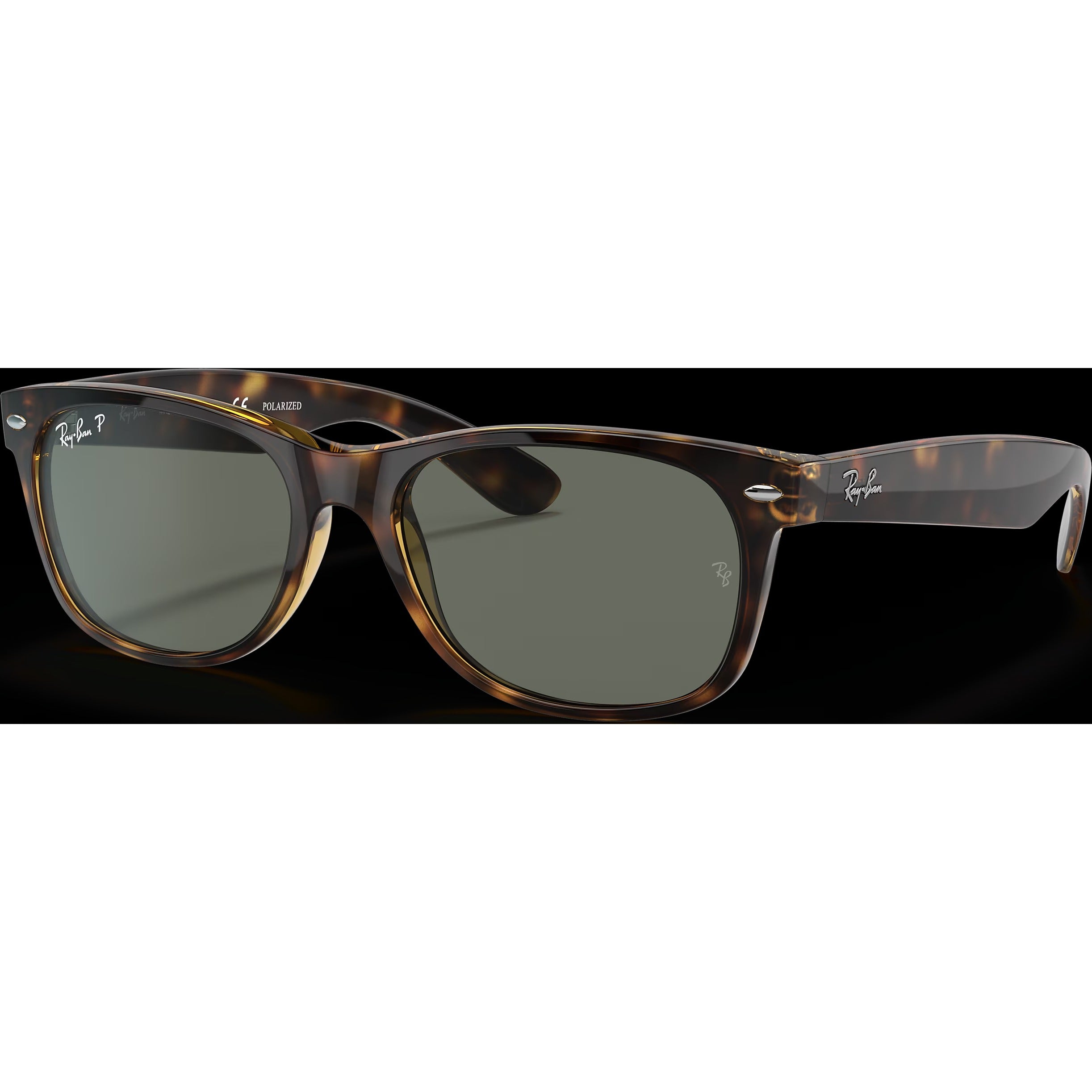 New Wayfarer M - Tortoise/Crystal Green Polarized
