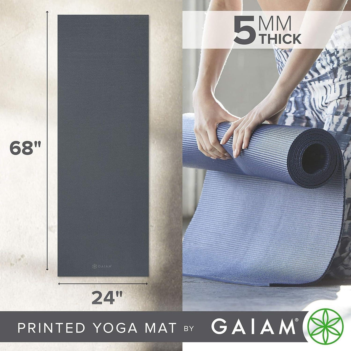 5mm Solid Yoga Mat