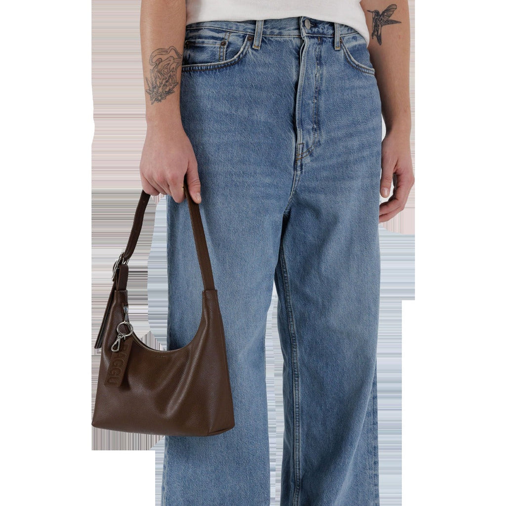Mini Recycled Leather Shoulder Bag