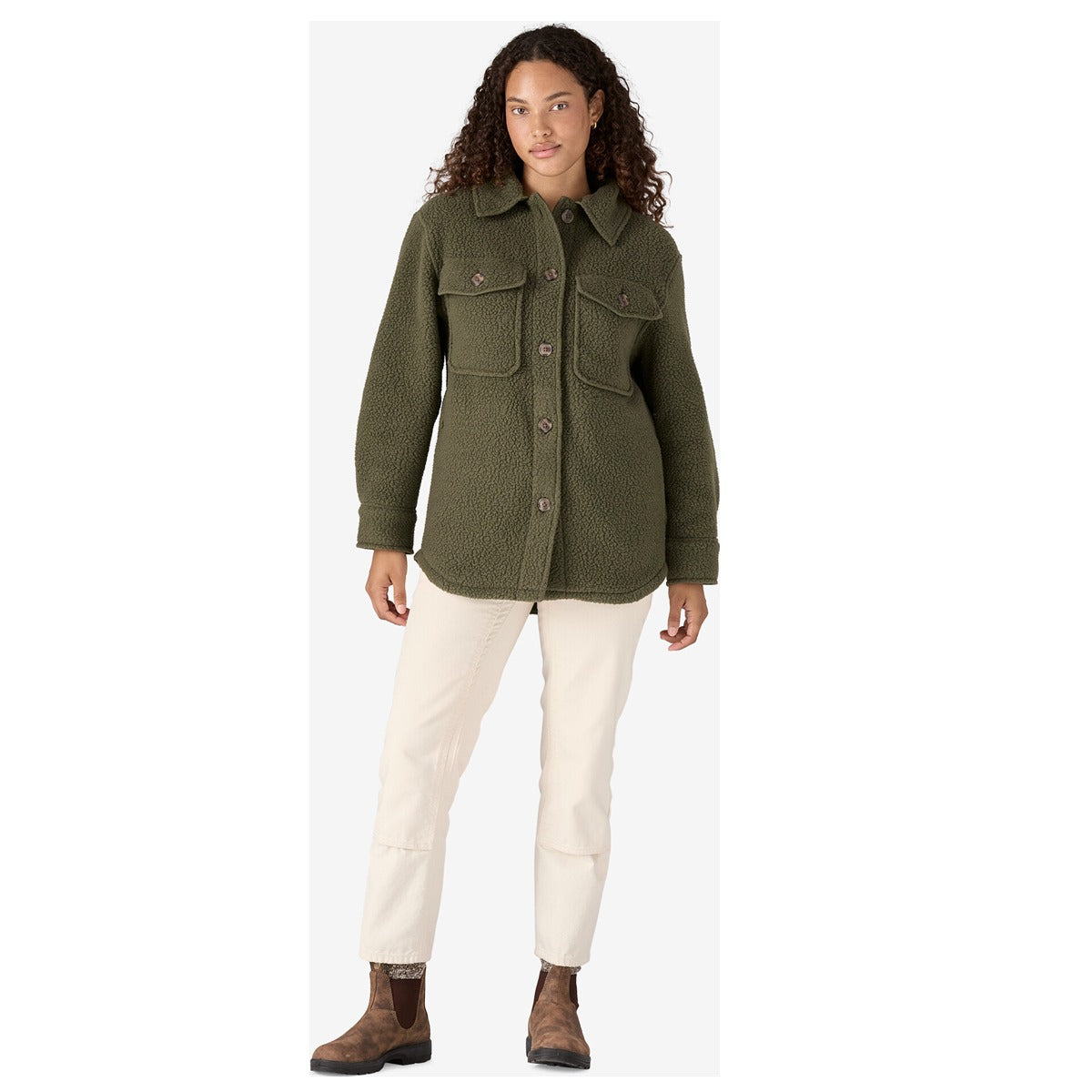 Women's Retro Pile Shirt Jacket