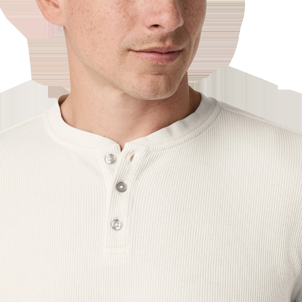 Men's Waffle Henley