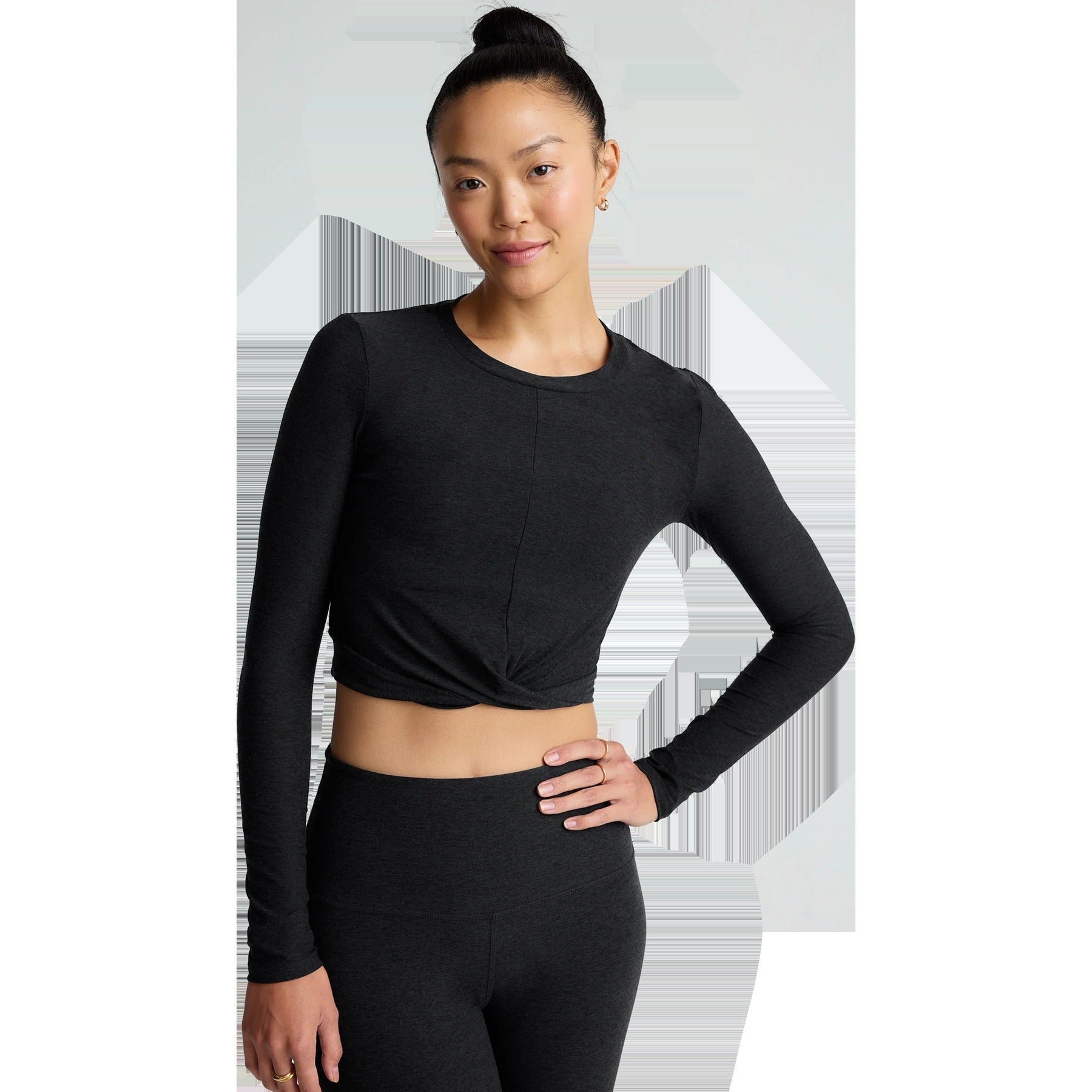 Women's Featherweight Cropped Long Sleeve Pullover
