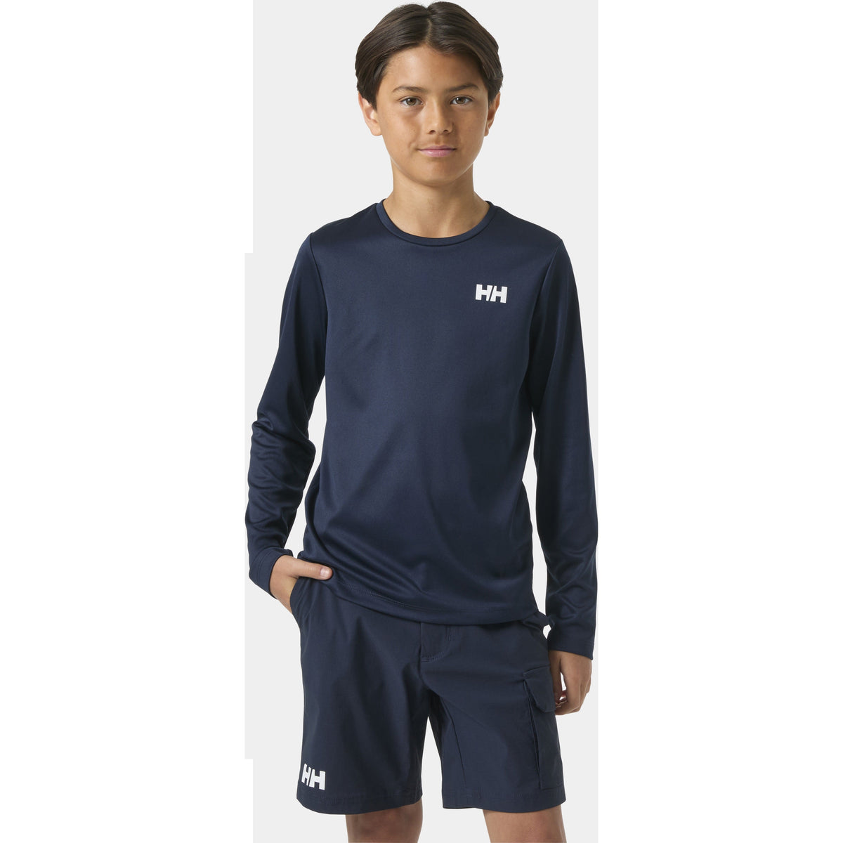 Youth Jr HH Tech Long Sleeve Crew