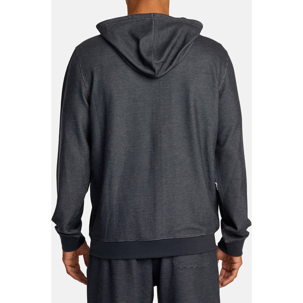 Men's Cable Waffle Zip Hood