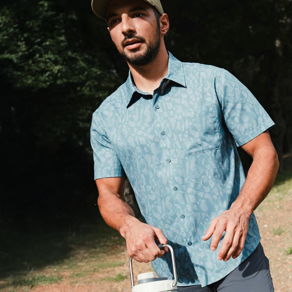 Men's AirExchange Perforated Short-Sleeve Shirt