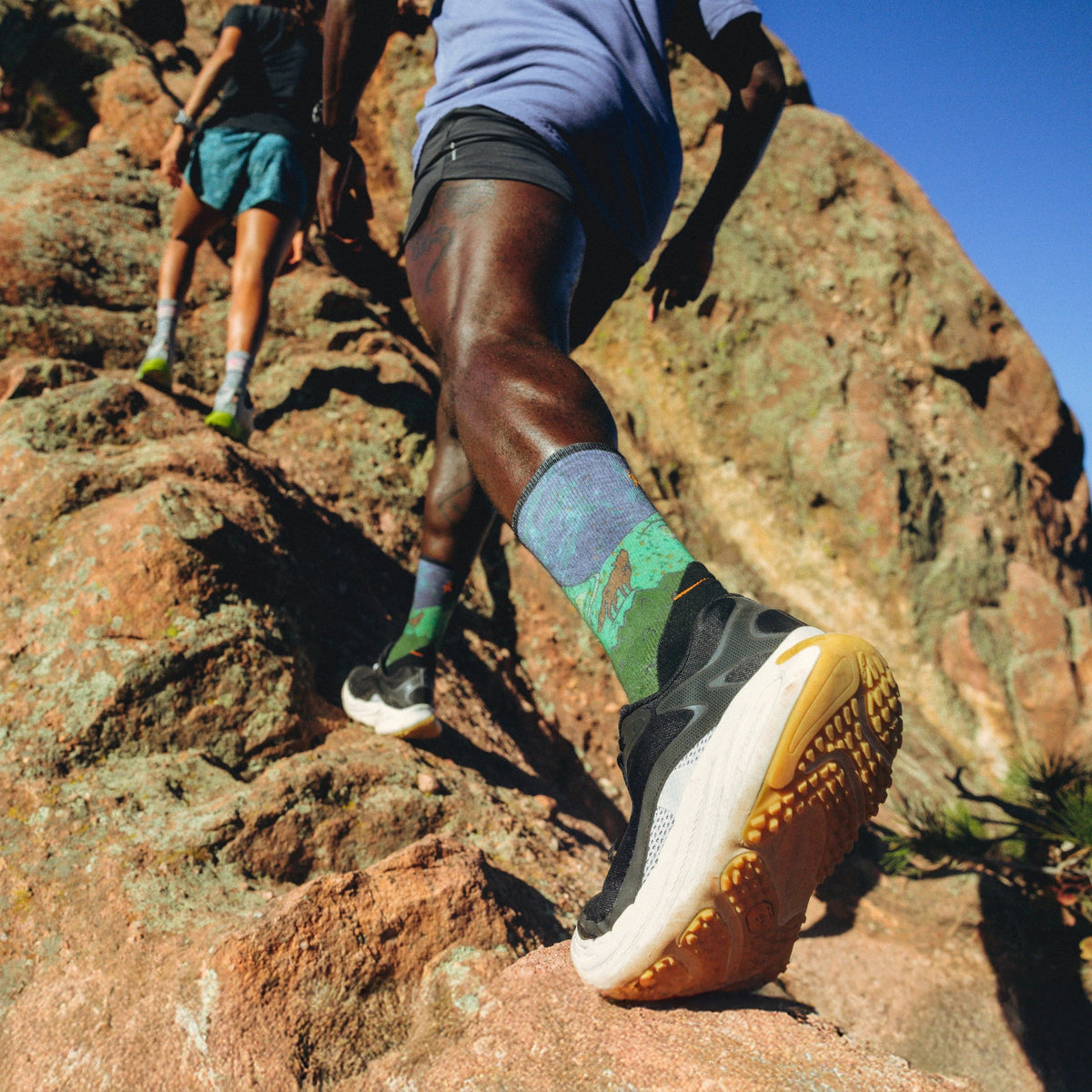 Trail Run Targeted Cushion Neature Print