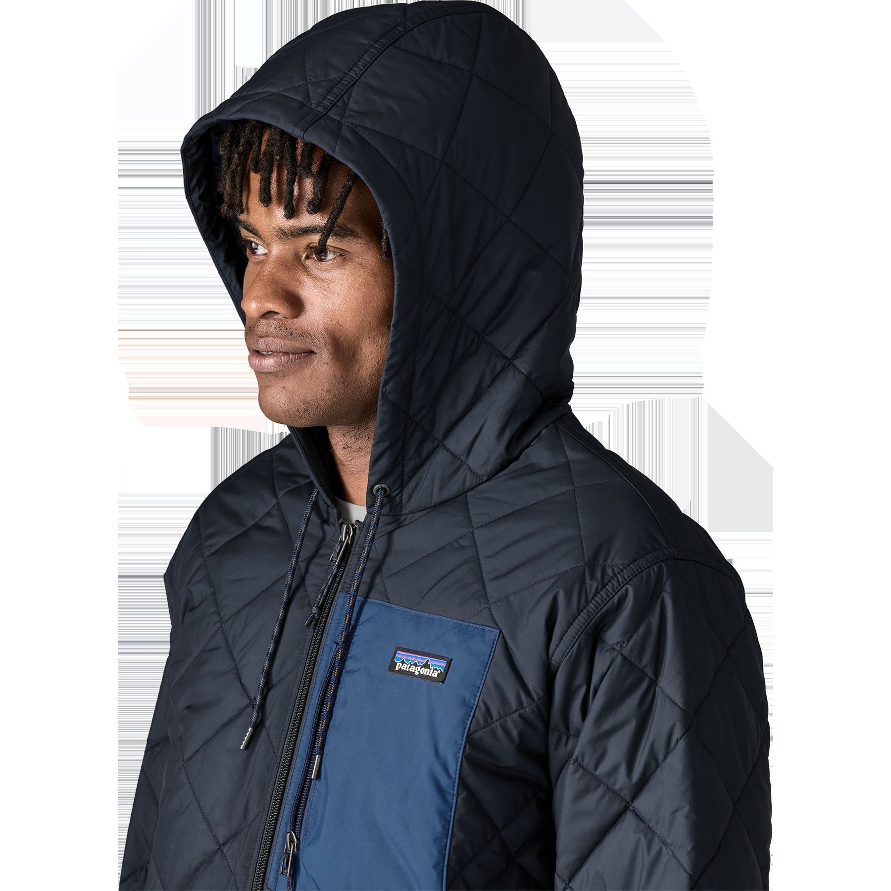 Men's Diamond Quilted Bomber Hoody