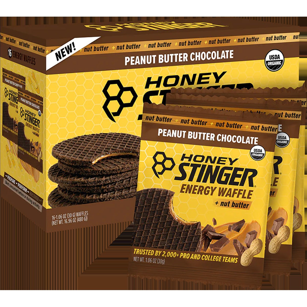 Organic Nut Butter Energy Waffles