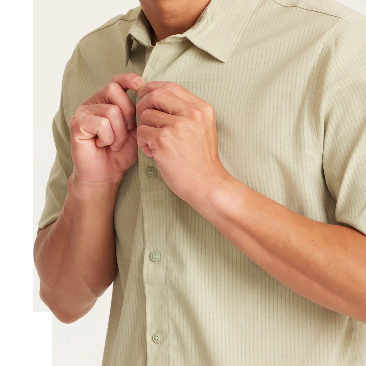 Men's Bless Up Short Sleeve Breathable Stretch Shirt