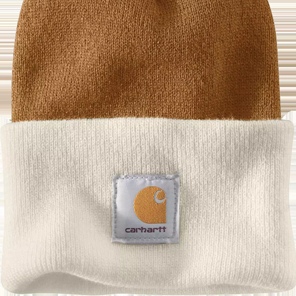 Knit Pom Cuffed Beanie