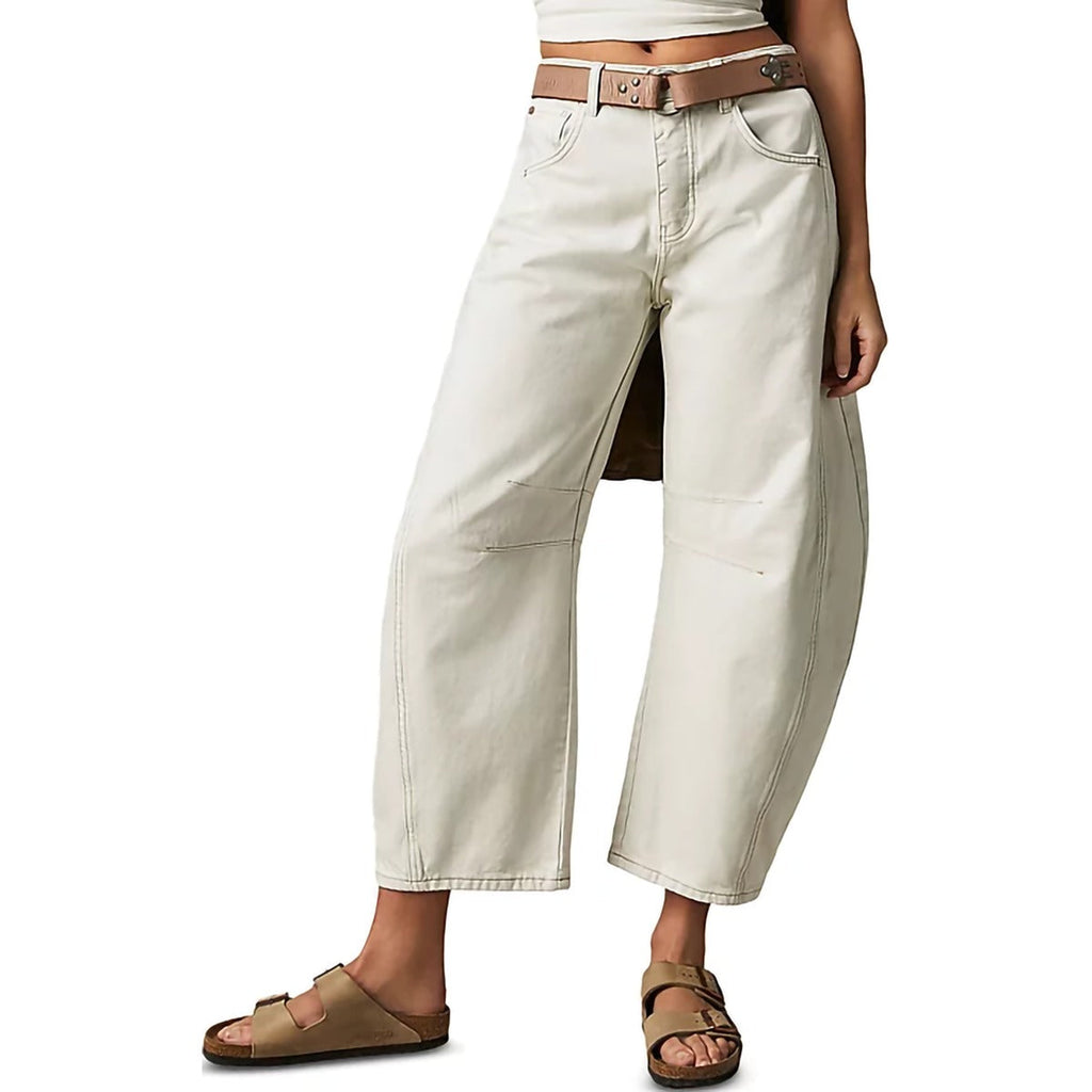 Women's Good Luck Mid Rise Barrel Jeans