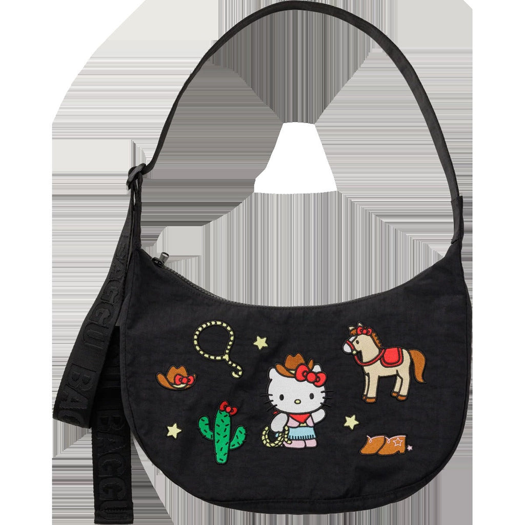 Hello Kitty Medium Nylon Crescent Bag