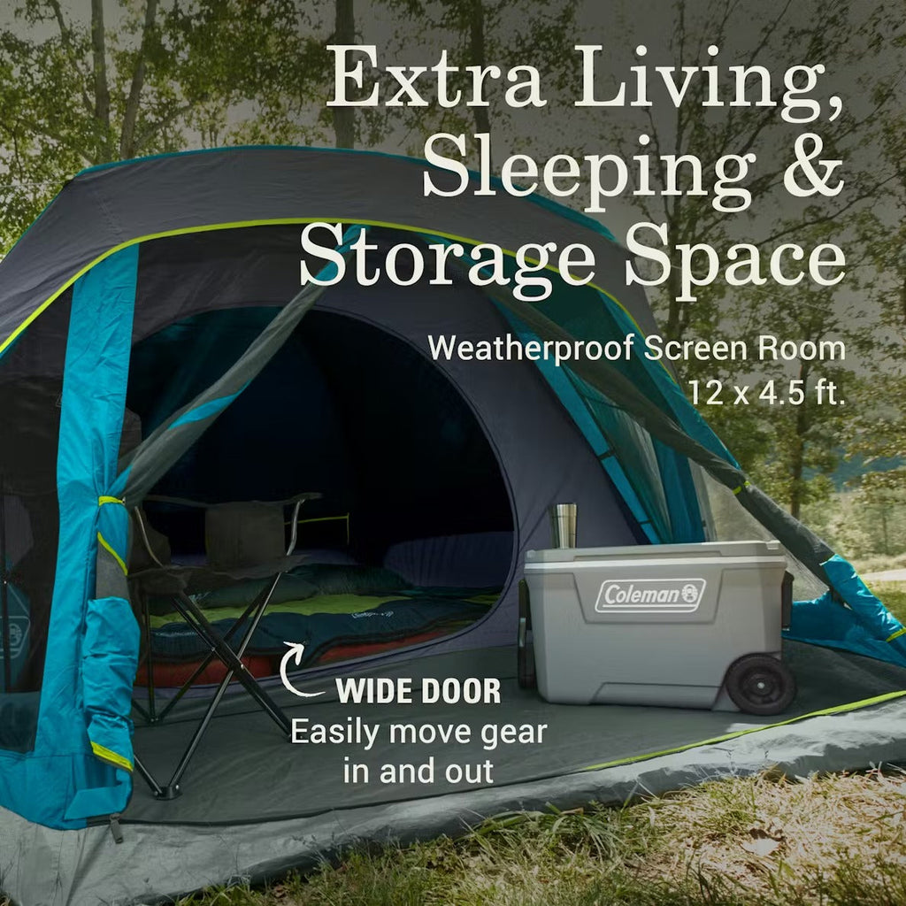 Skydome Tent 8 Person Screen Room Dark Room