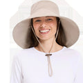Women's Ultra Wide Cotton Linen Hat UPF 50+