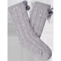 Women's Pom Pom Fleece Lined Crew Sock