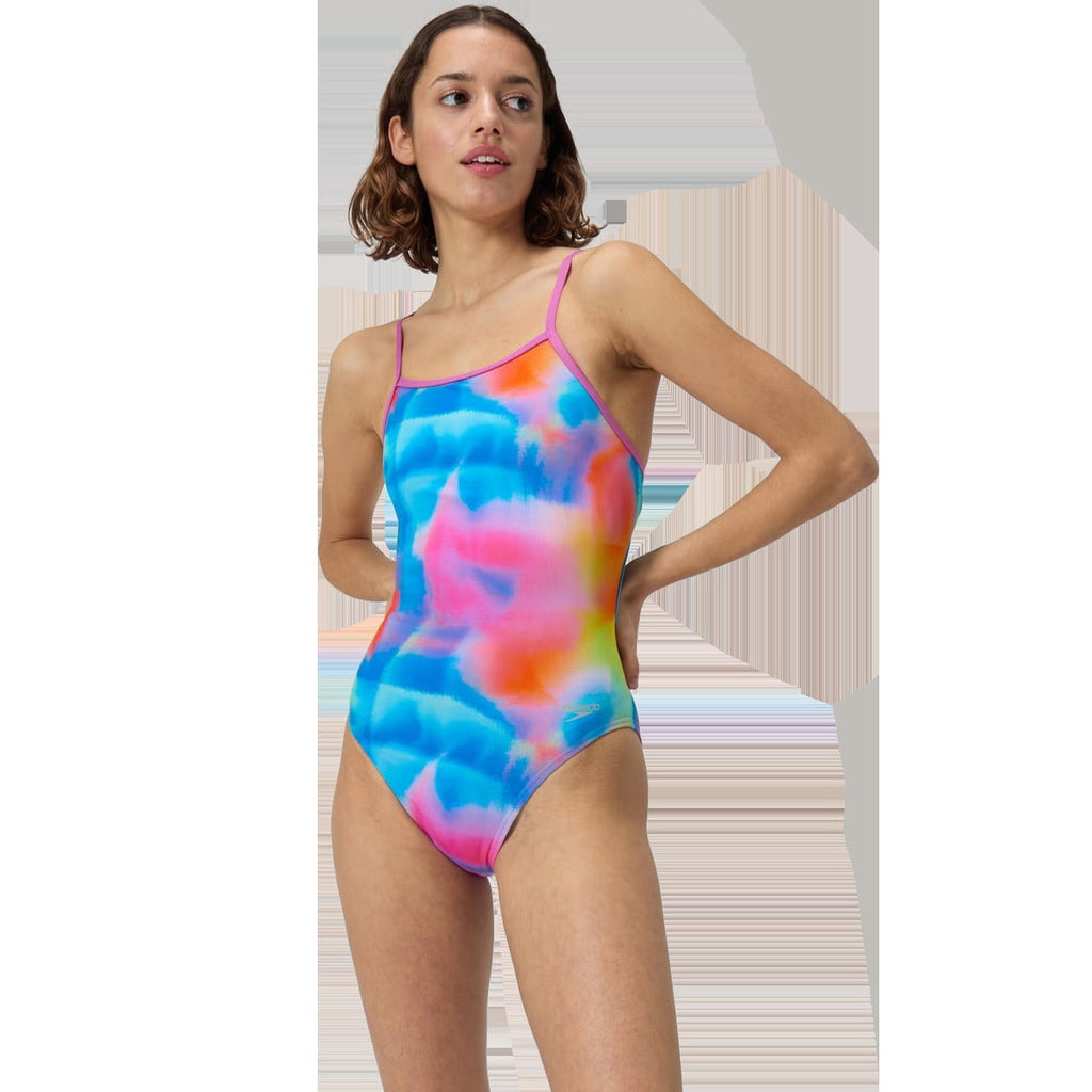 Youth Printed Tri Back One Piece
