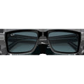 Inverness - Polished Black On Transparent/Blue Gradient