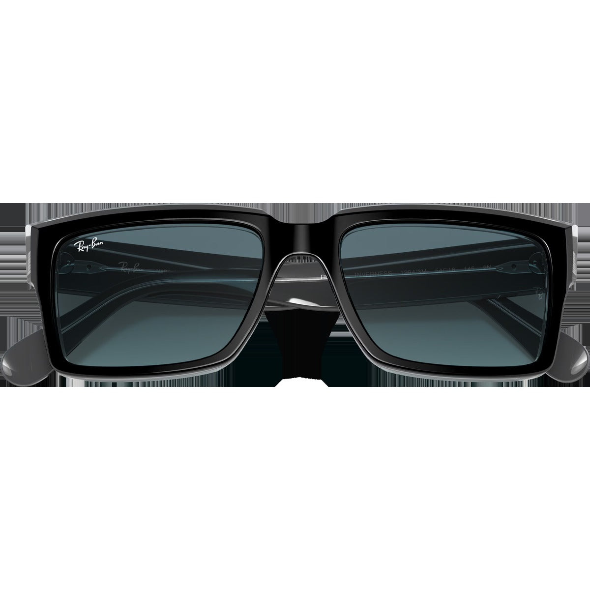 Inverness - Polished Black On Transparent/Blue Gradient