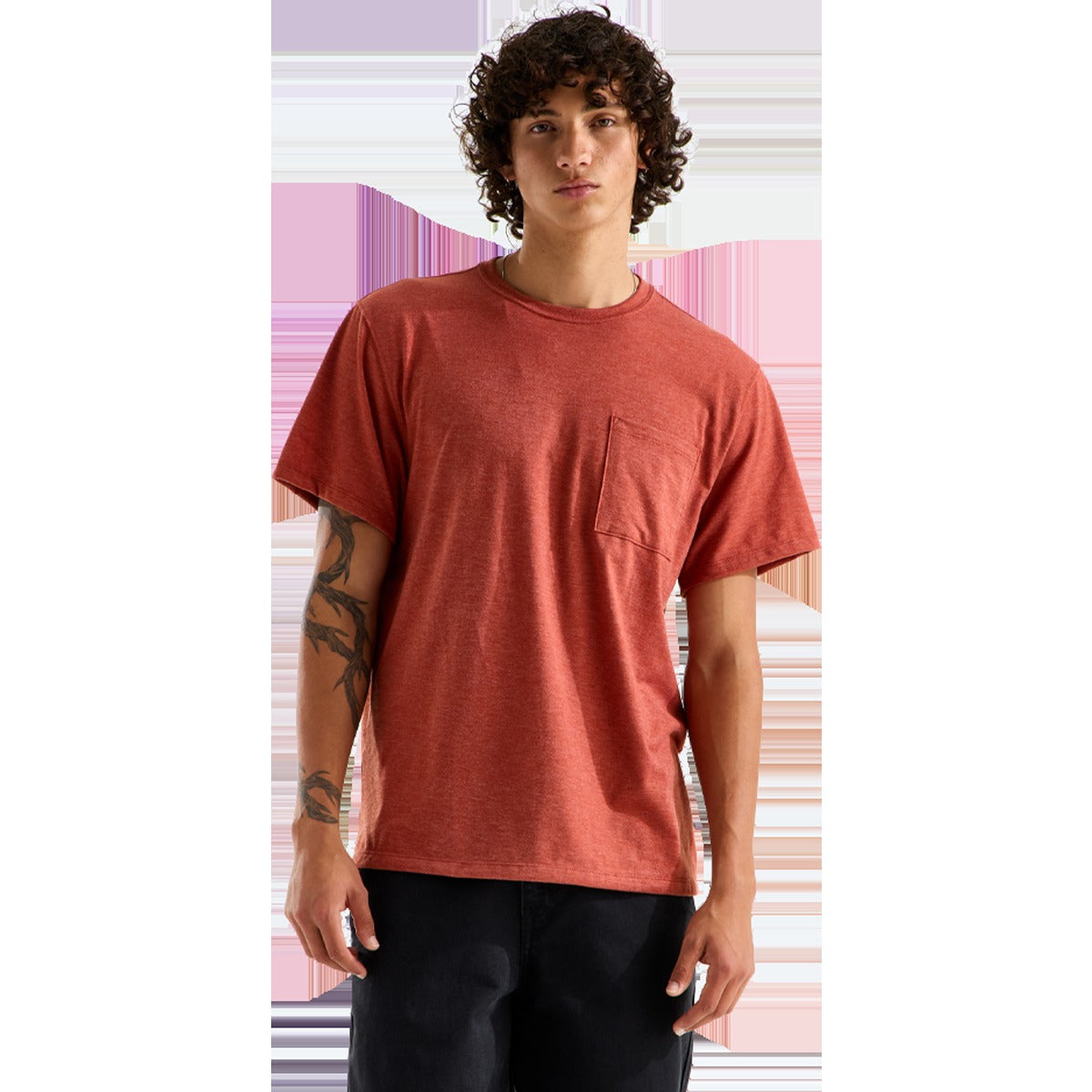 Men's Tri Blend Pocket Short Sleeve Tee