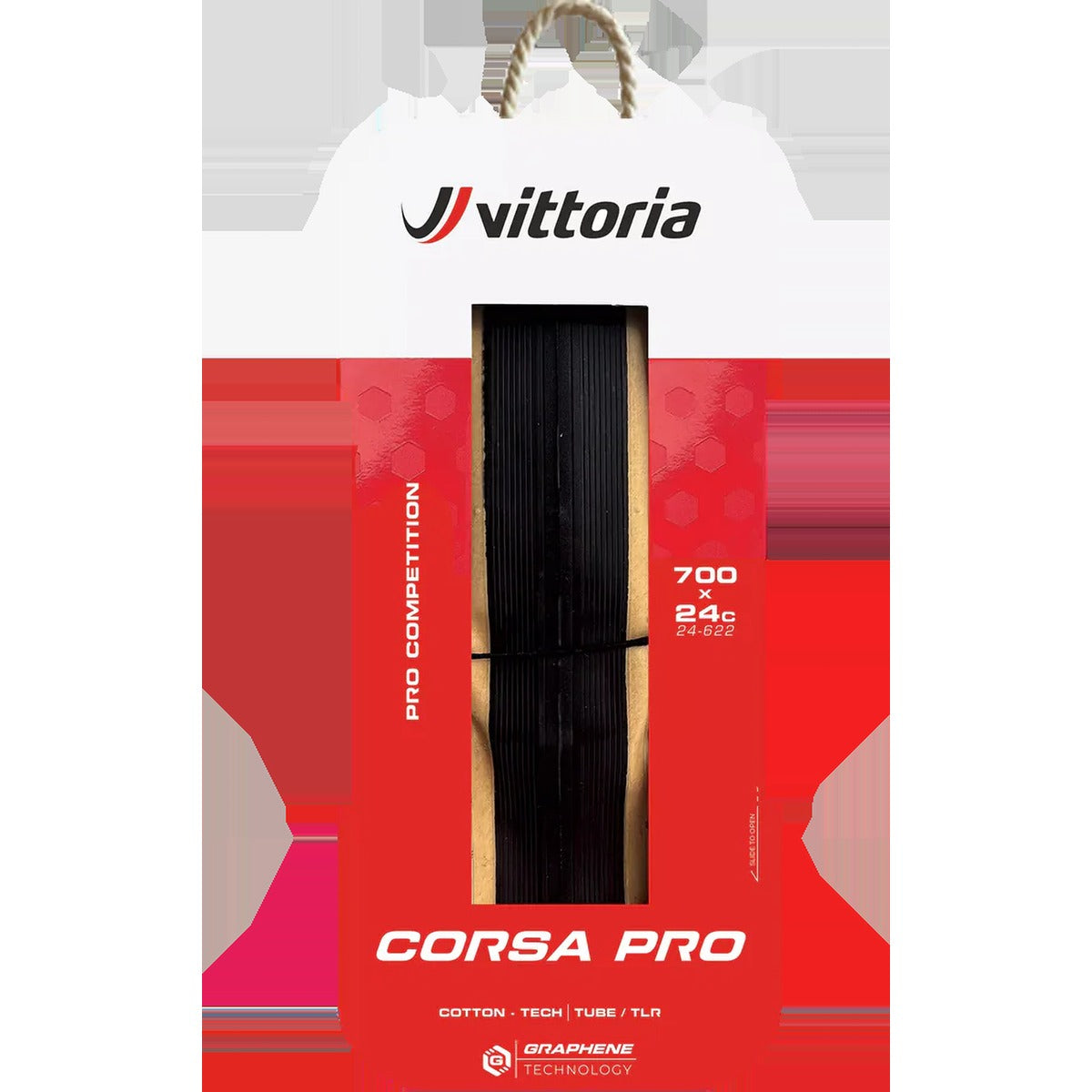 Corsa Pro 700c x 28 TLR Fold Black/Para
