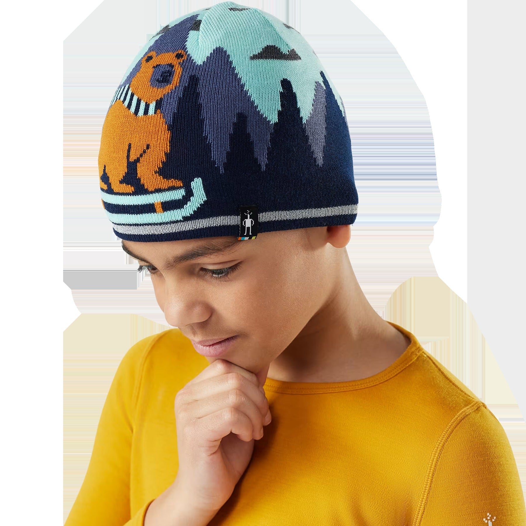 Youth Reversible Art Beanie