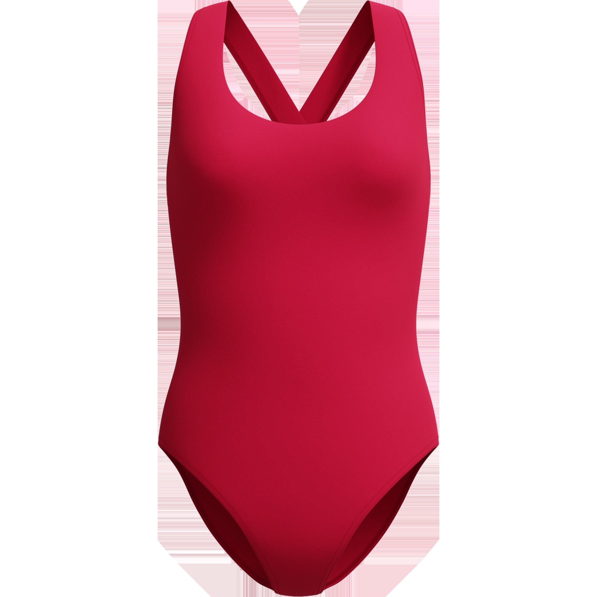 Women's Solid Scoop Neck One Piece
