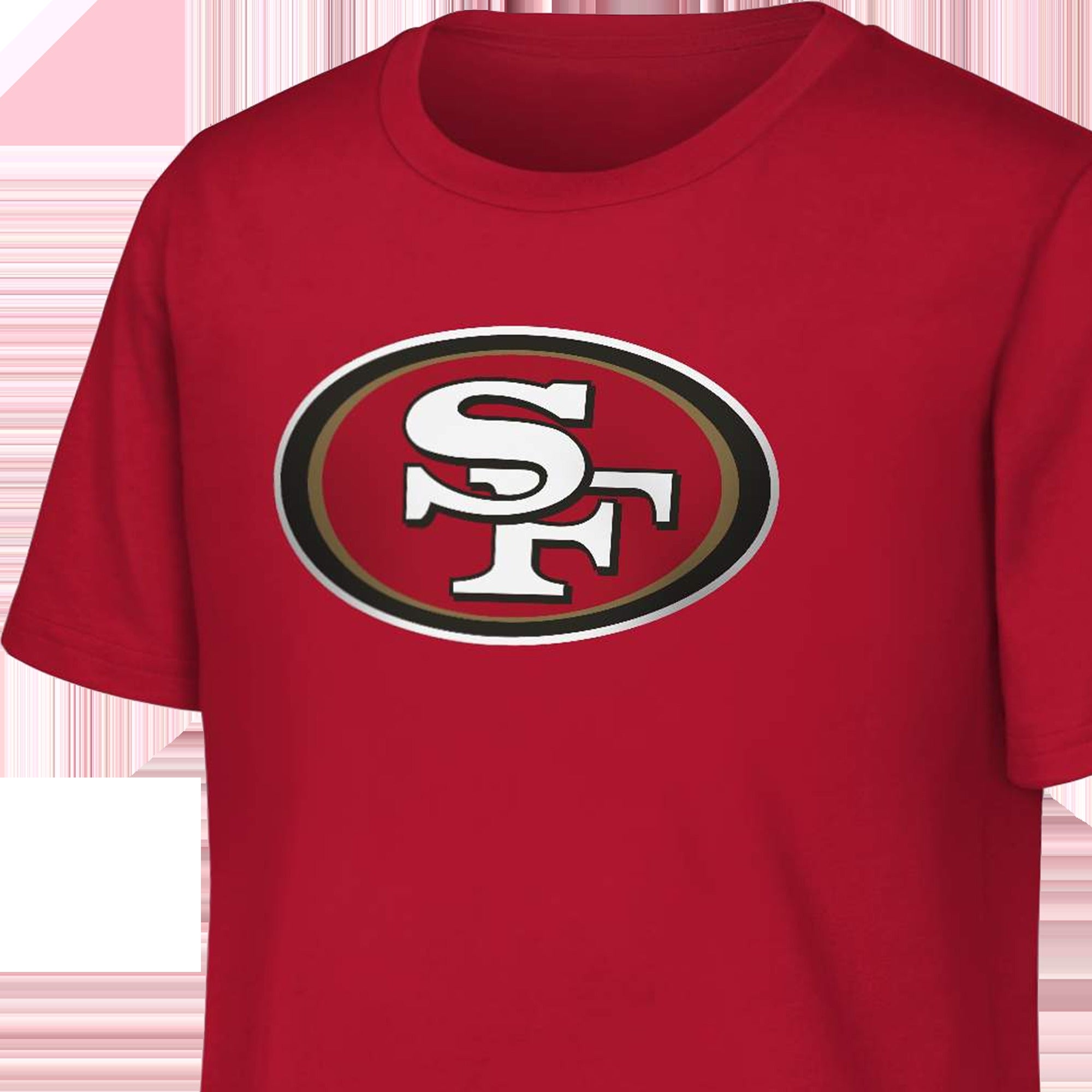 Youth 49ers Primary Logo Short Sleeve Cotton Tee