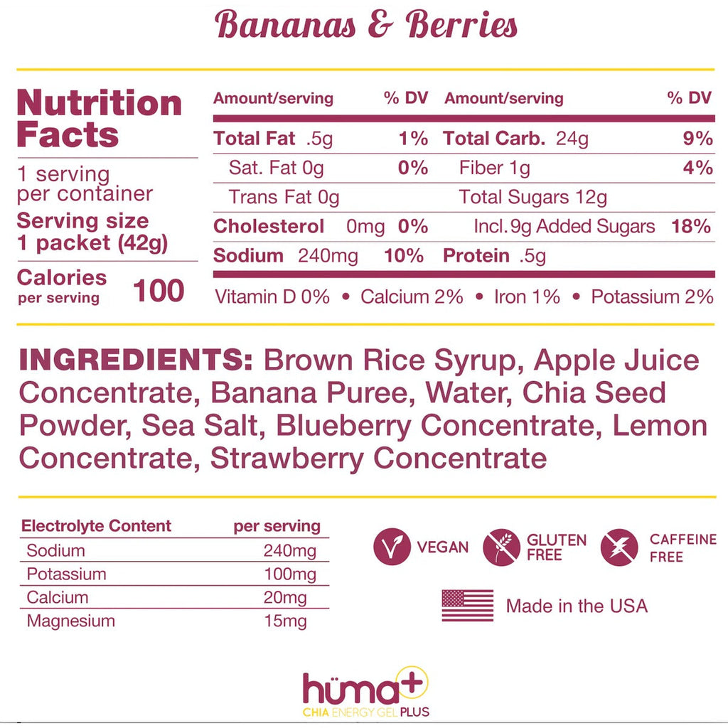 Chia Energy Gel Plus