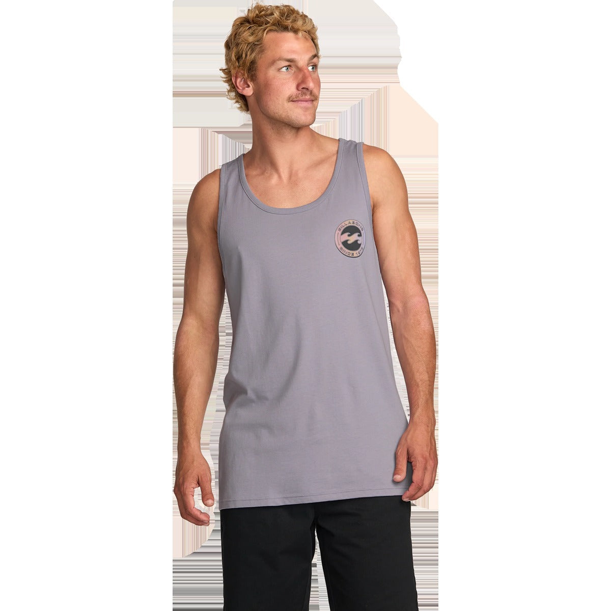 Billabong Men's Hallow Premium Tank in Light Purple