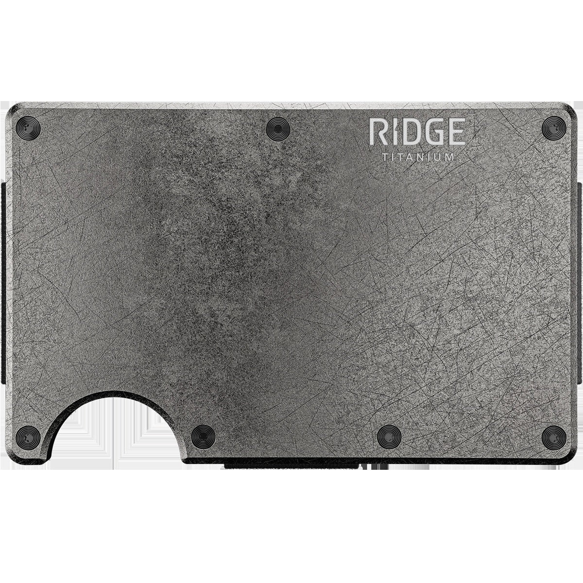 Titanium Wallet with Cash Strap