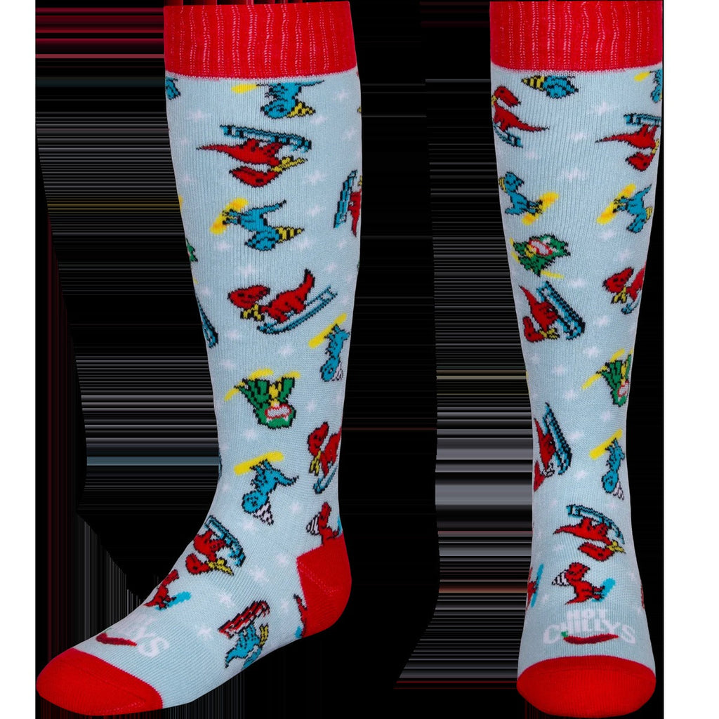 Youth Dinos Mid Volume Sock