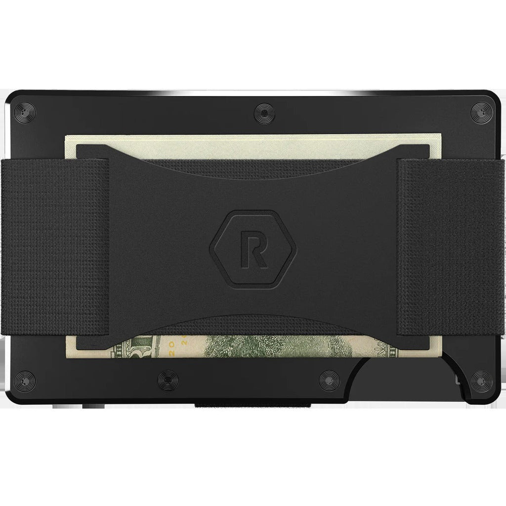 Aluminum Wallet with Cash Strap