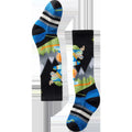 Youth Wintersport Full Cushion Mountain Moose Pattern Over The Calf Socks