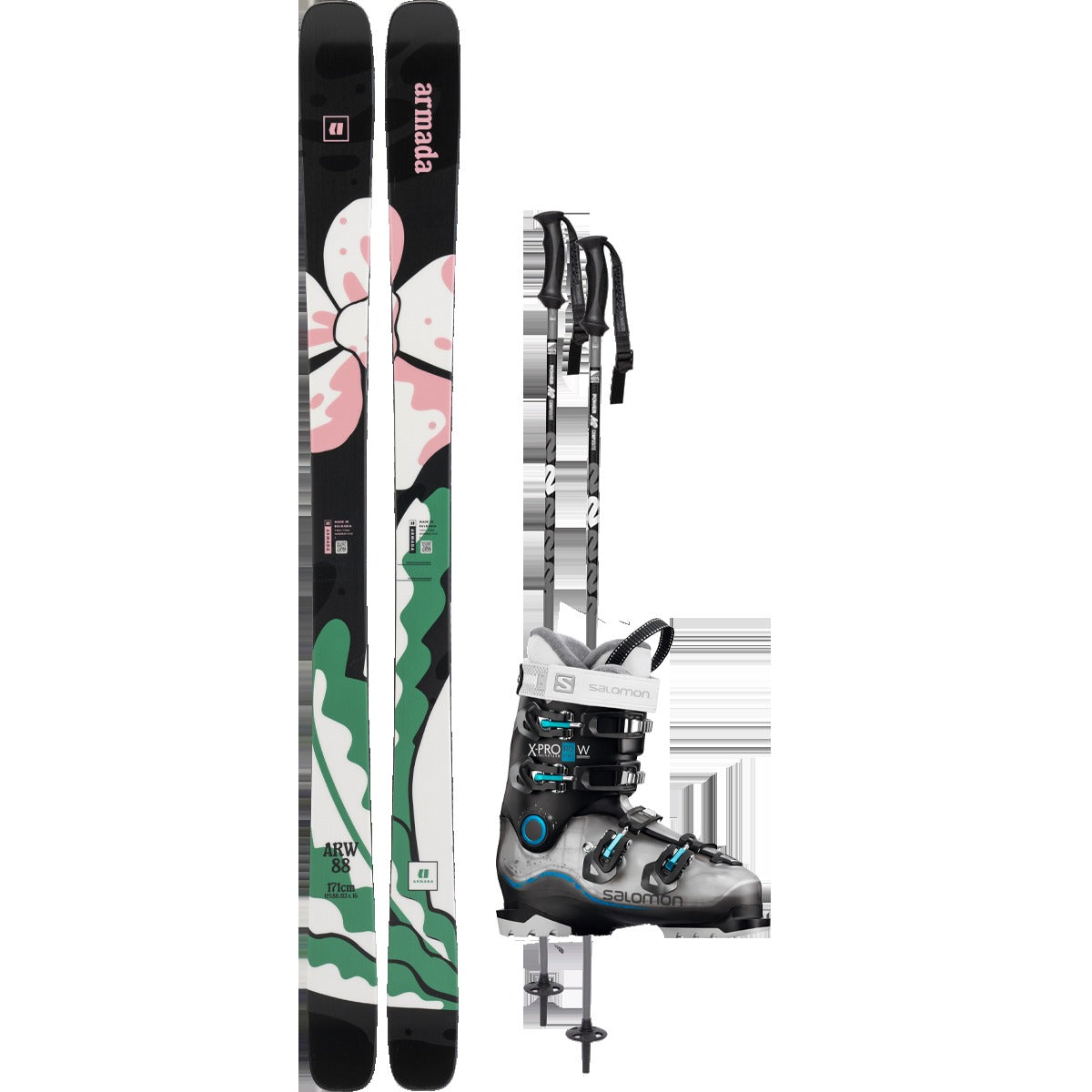 Armada Women's ARW 88 Demo Ski Package