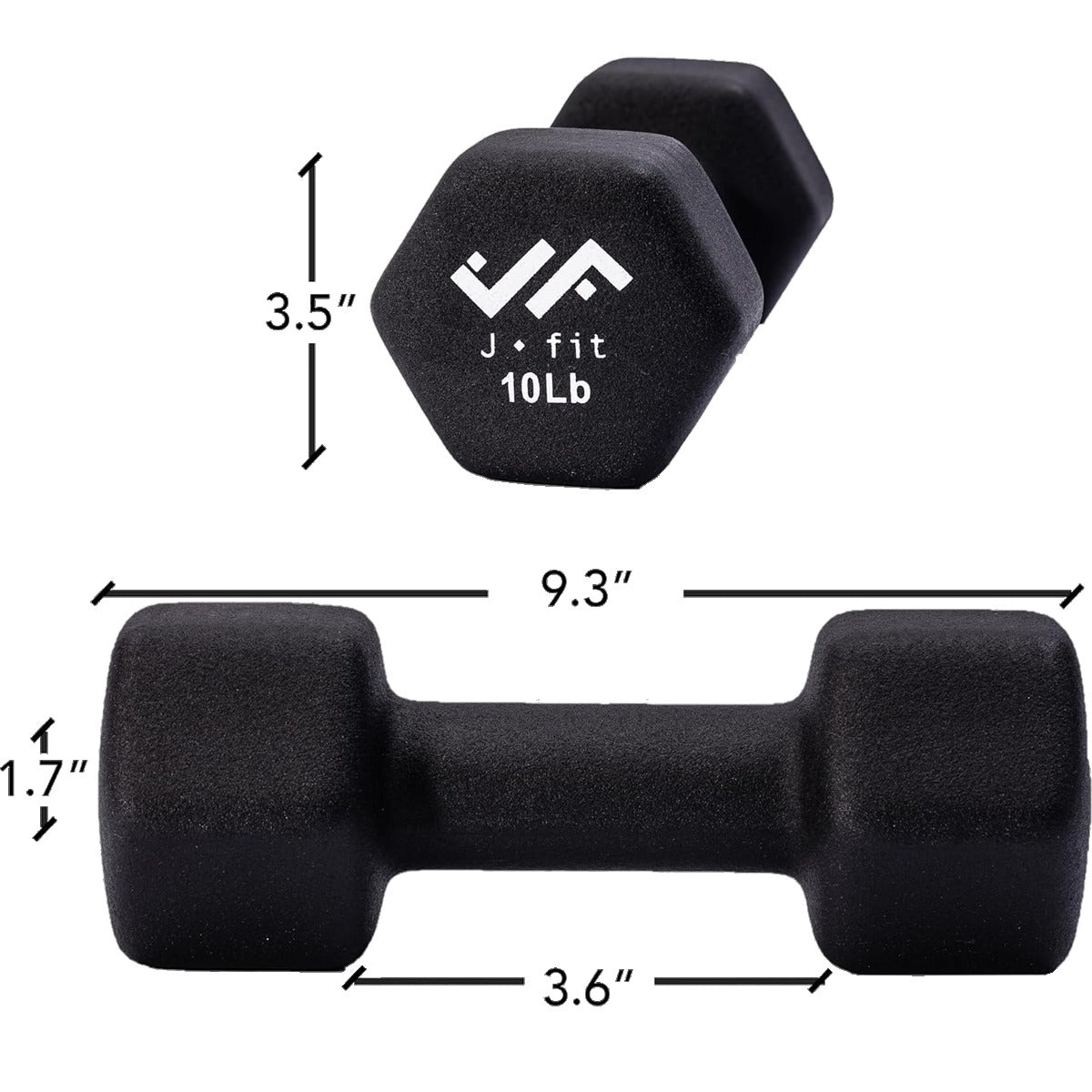Neoprene Dumbbell 10 lb