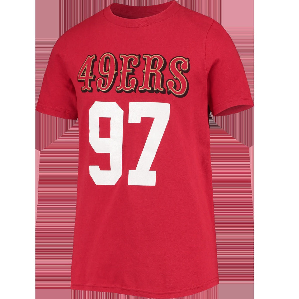 Youth 49ers Mainliner Name & Number Tee - Bosa