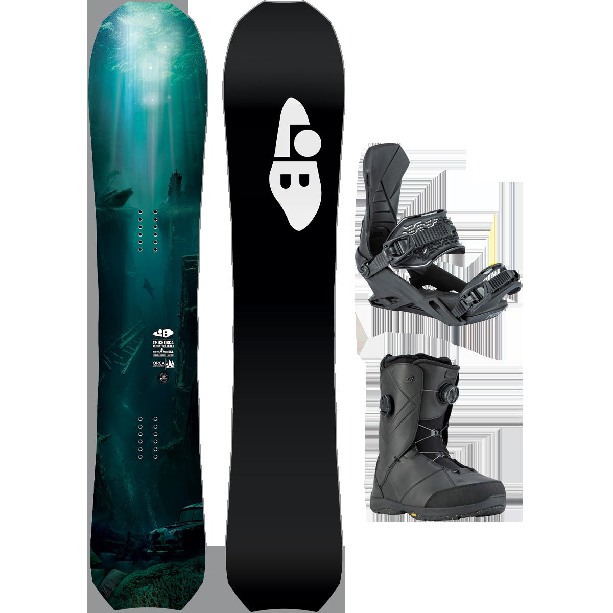 Lib Tech Orca Demo Snowboard Package